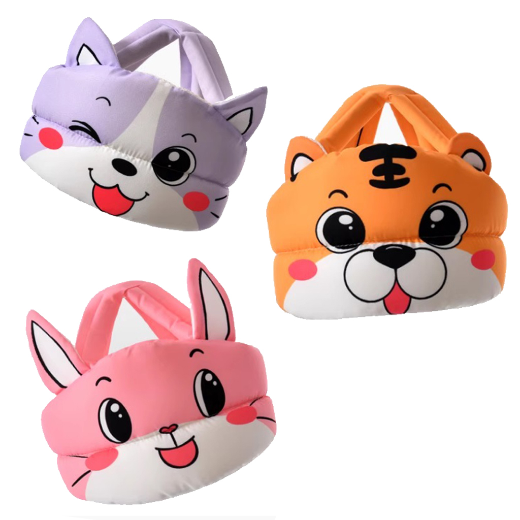 Mũ bảo vệ đầu cho bé tập đi - Mũ bảo hiểm cho bé hình Mèo con