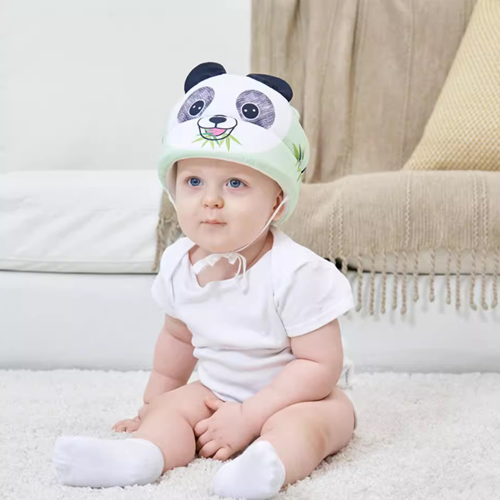 Mũ bảo vệ đầu cho bé tập đi - Mũ bảo hiểm cho bé hình Mèo con