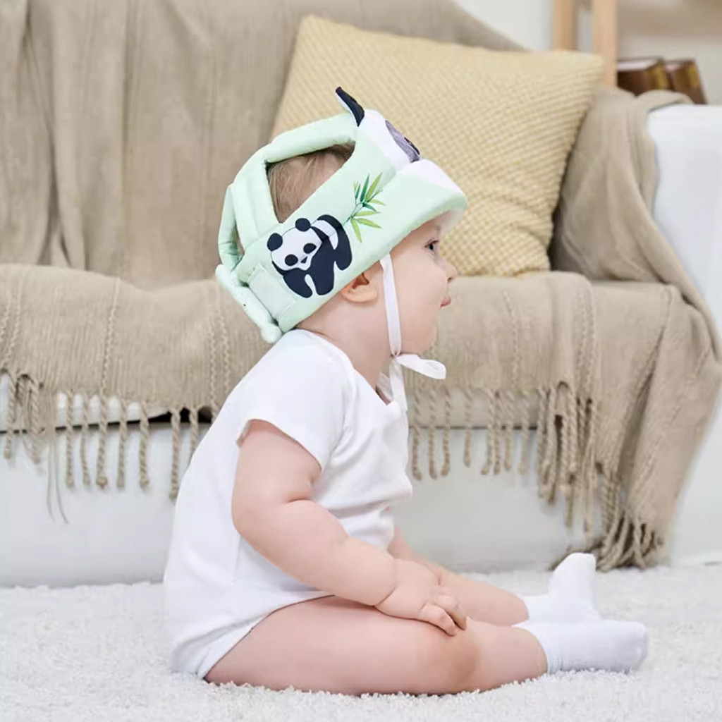 Mũ bảo vệ đầu cho bé tập đi - Mũ bảo hiểm cho bé hình Mèo con