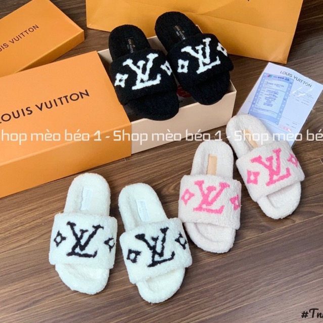 Dép spsl lông quai ngang vip fullbox