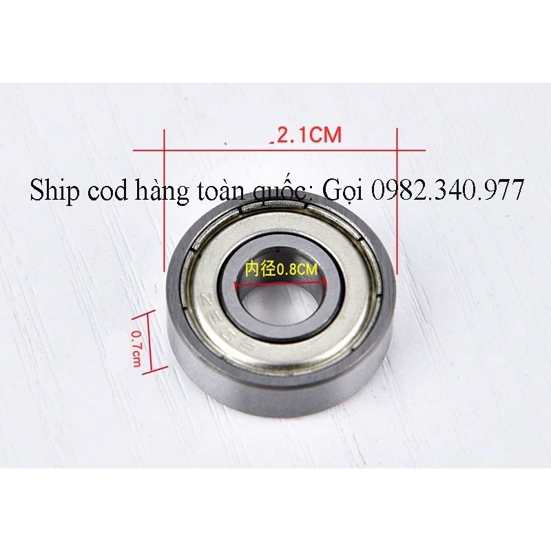 Vòng bi 608, trục 12 khía, phớt của máy xay công nghiệp