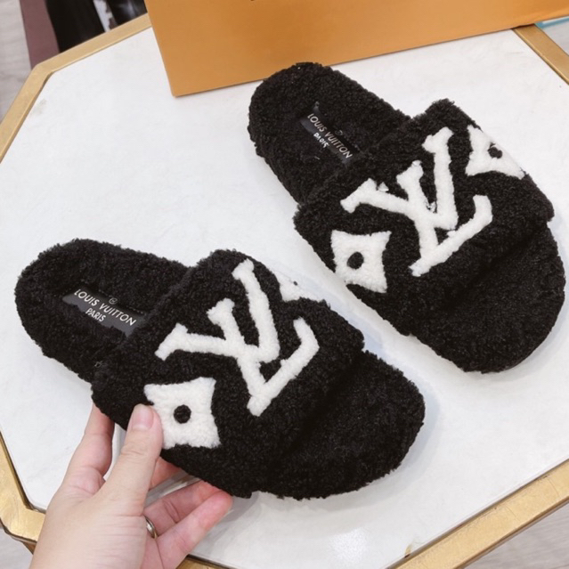 Dép spsl lông quai ngang vip fullbox