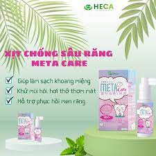 Xịt chống sâu răng METACARE cho bé từ 1 tuổi giúp làm sạch và bảo vệ men răng, ngăn ngừa mảng bám ố vàng, viêm lợi.