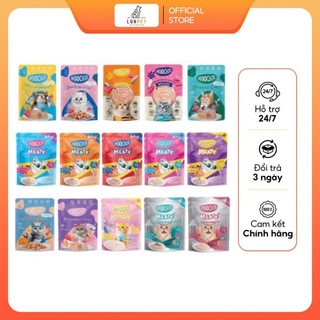 Pate moochie thái lan cho mèo, gói 70gr, thức ăn cho mèo thơm ngon bổ dưỡng- leopet