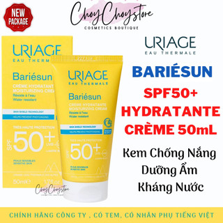 [TEM DKSH] Kem Chống Nắng URIAGE Bariesun Hydratante SPF50+ Cream 50mL - Kem Chống Nắng Dưỡng Ẩm Thích Hợp Da Nhạy Cảm