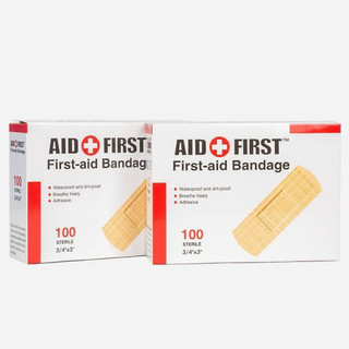 Set 100 miếng băng cá nhân trắng đỏ 【 T4 P27 A0 】