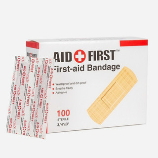 Set 100 miếng băng cá nhân trắng đỏ 【 T4 P27 A0 】