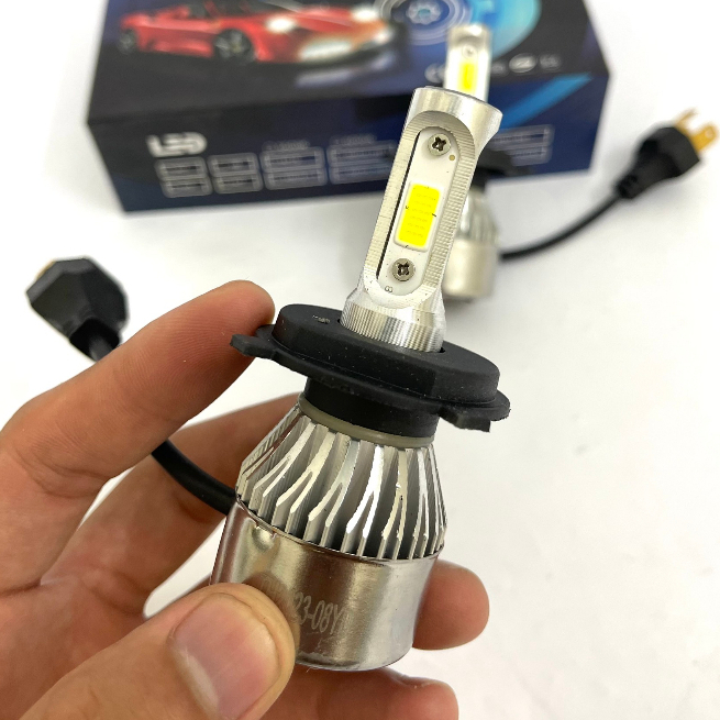 Đèn Led Pha X7S Chân H4 Gắn Xe Máy- Ô Tô Siêu Sáng Chống Nước Tuyệt Đối-Bảo Hành 12 Tháng