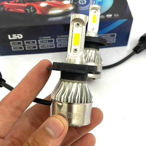 Đèn Led Pha X7S Chân H4 Gắn Xe Máy- Ô Tô Siêu Sáng Chống Nước Tuyệt Đối-Bảo Hành 12 Tháng