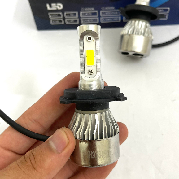 Đèn Led Pha X7S Chân H4 Gắn Xe Máy- Ô Tô Siêu Sáng Chống Nước Tuyệt Đối-Bảo Hành 12 Tháng