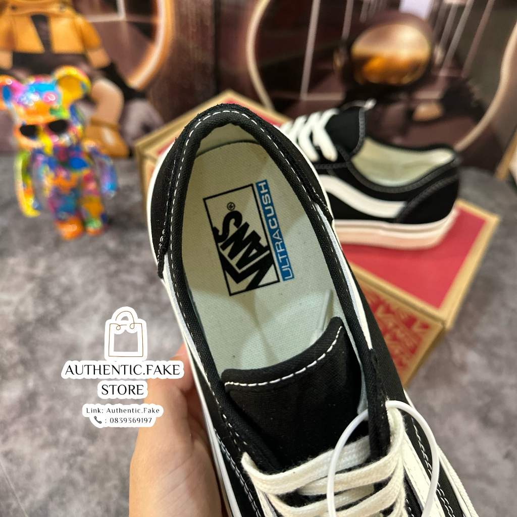 Giày Thể Thao Vans Style 36 Decon SF Black Vans Đen Trắng Classic