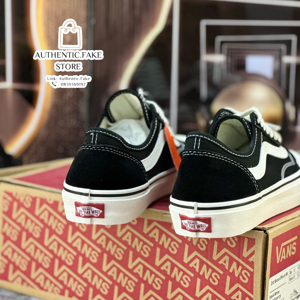 Giày Thể Thao Vans Style 36 Decon SF Black Vans Đen Trắng Classic