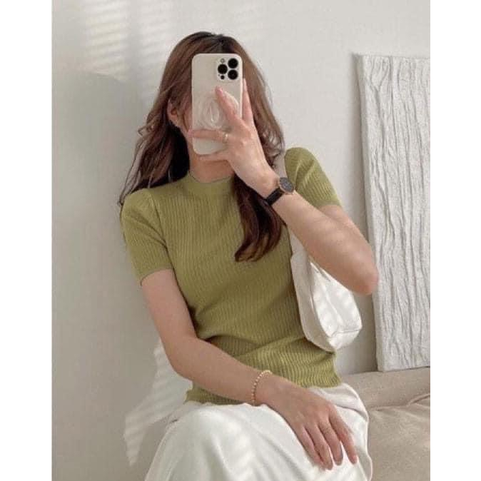- Áo len mongtoghi cộc tay cao cấp - LL08 - jannahouse