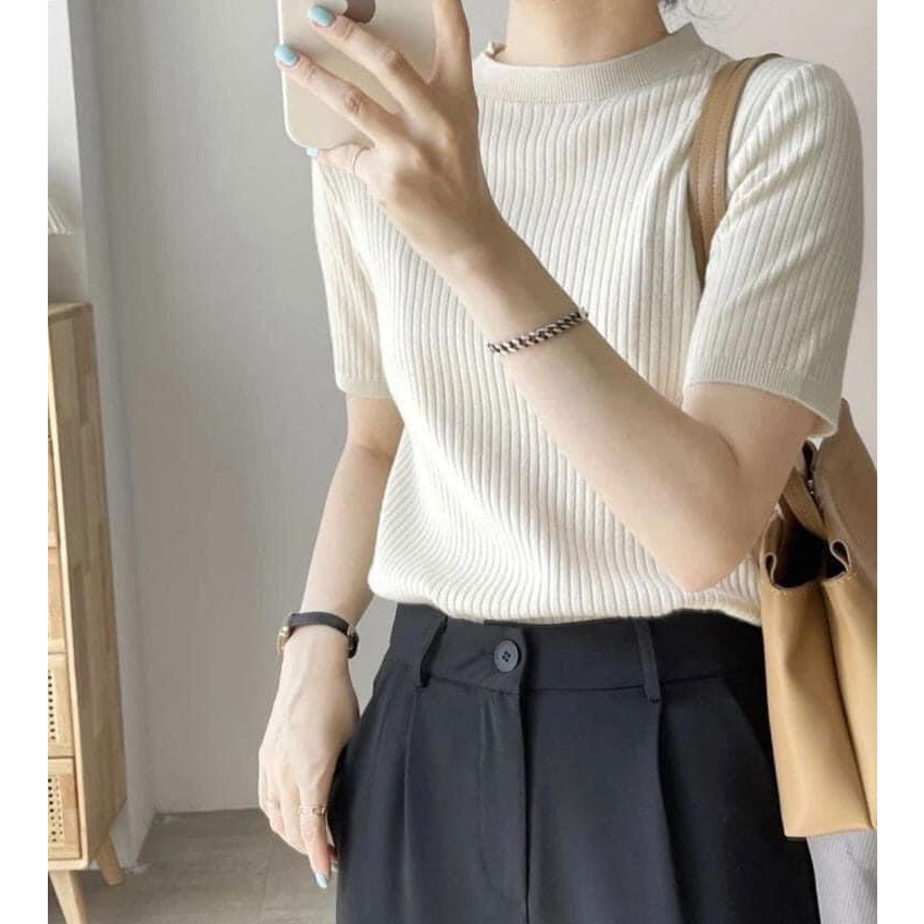 - Áo len mongtoghi cộc tay cao cấp - LL08 - jannahouse