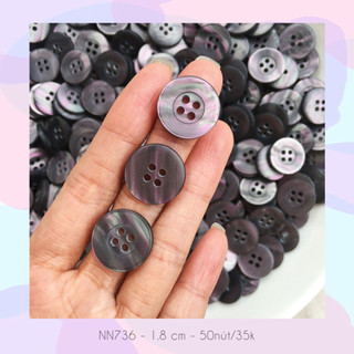 Set 50 nút áo nn736, size 1.8cm