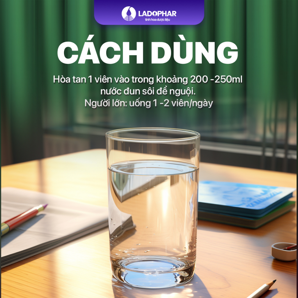 Giải rượu bảo vệ gan nosamin ladopharma