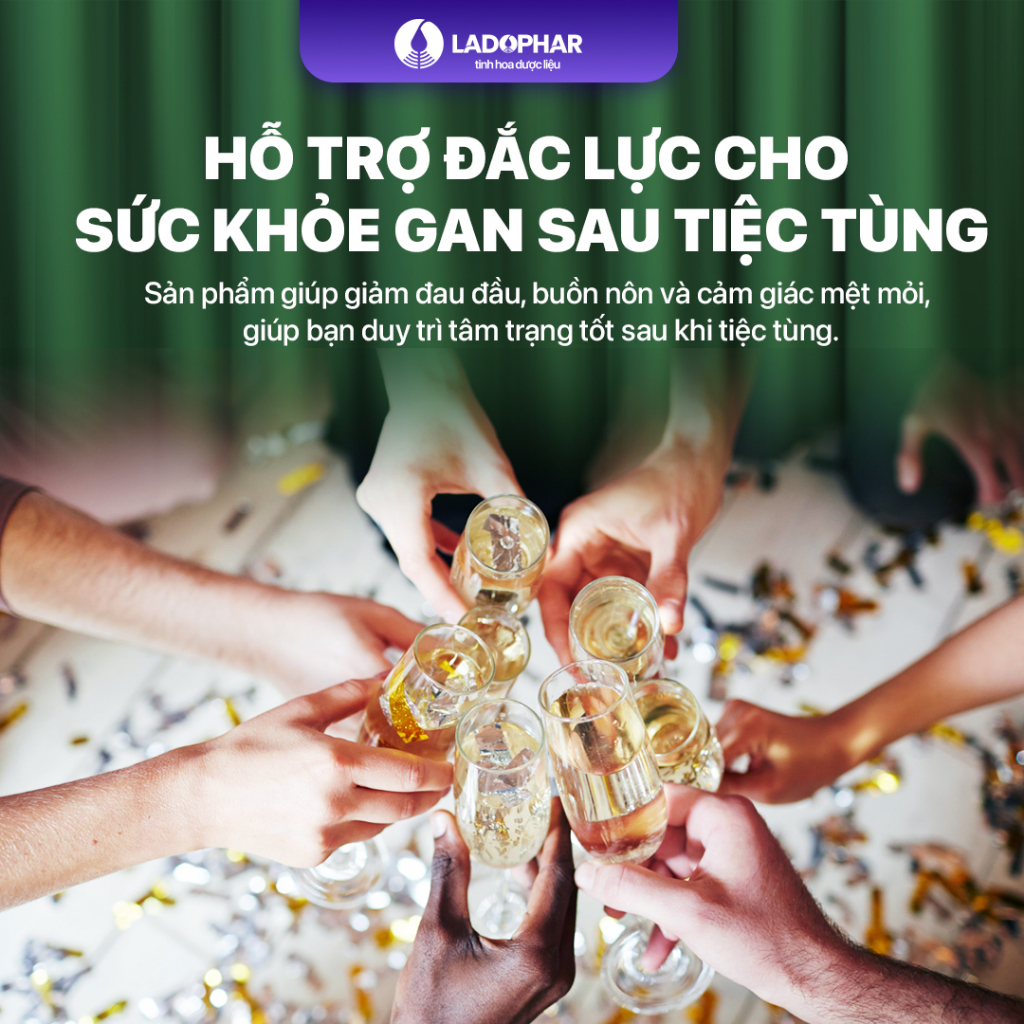 Giải rượu bảo vệ gan nosamin ladopharma