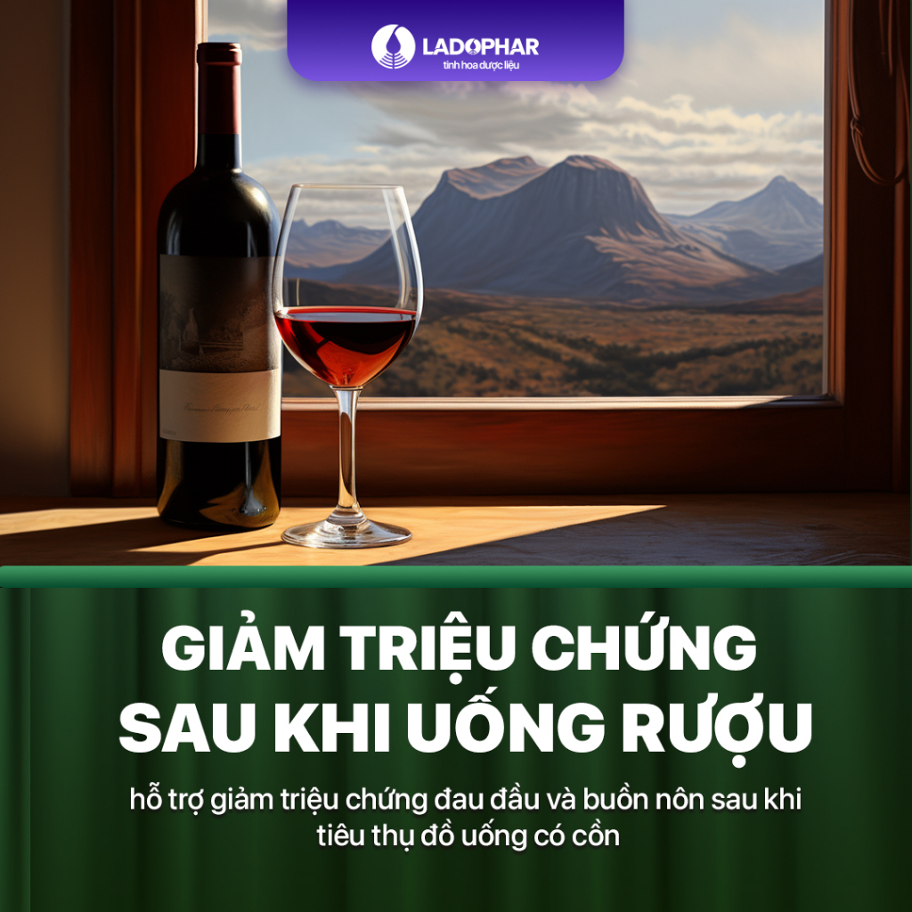 Giải rượu bảo vệ gan nosamin ladopharma