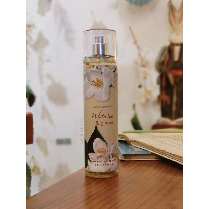 AUTH _ Body mist | Xịt thơm toàn thân WHITE TEA & GINGER | Bath & Body Works