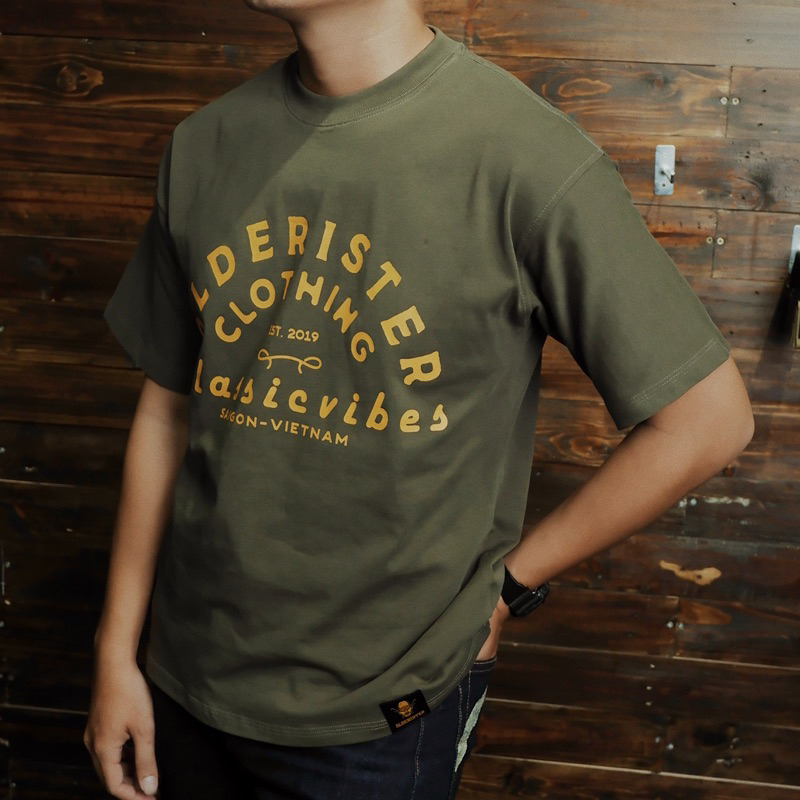 Áo Thun Retro Text - Olderister | 3 màu| Premium Cotton