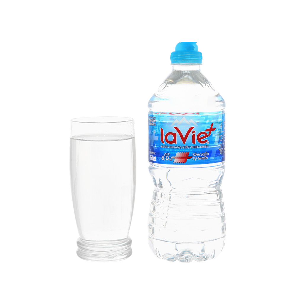 Thùng 12 chai Nước khoáng không ga LAVIE 750ml / Lốc 6 chai Nước suối LA VIE khoáng 750ml