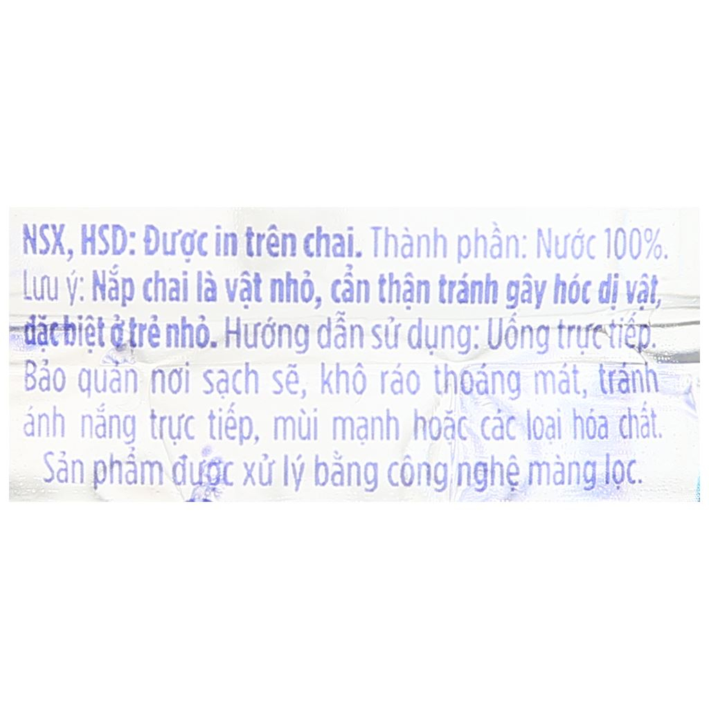 Thùng 24 chai nước tinh khiết VIVA LAVIE 500ml / Lốc 6 chai nước LA VIE VIVA tinh khiết 500ml