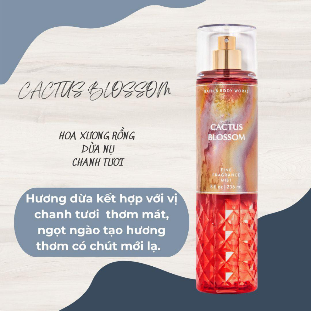 BODY MIST CACTUS BLOSSOM