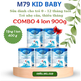 [MUA 4 TẶNG 1] Sữa M79 Gold Kid Baby 900g