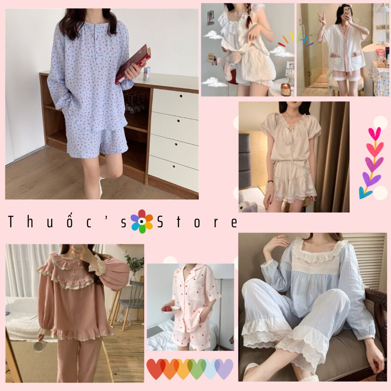 Đồ ngủ thanh lý 2hand siêu cute - lướt qua chọn mẫu