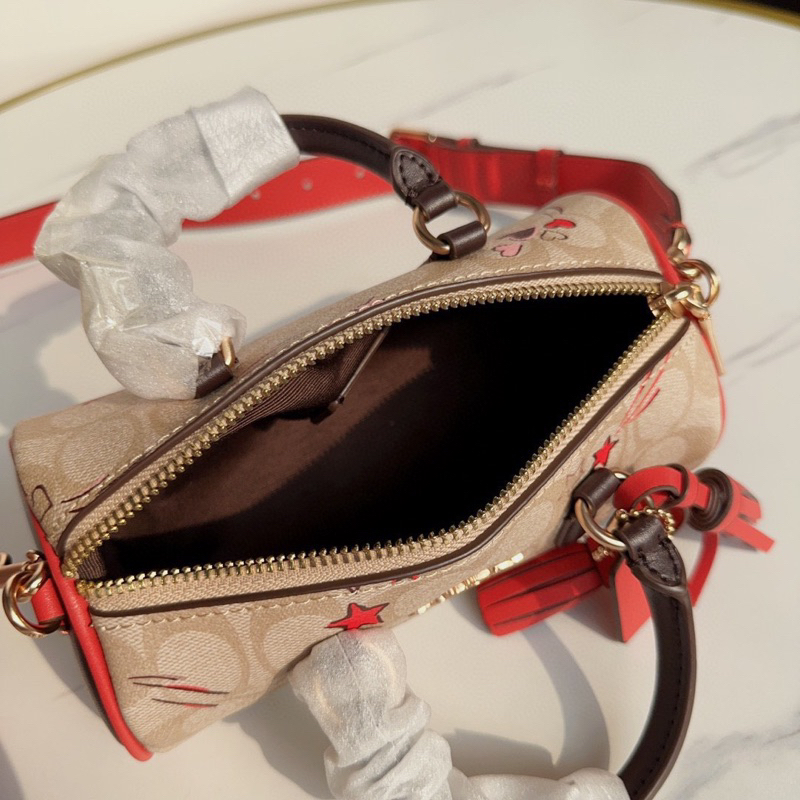 Túi coach lacey dáng trống