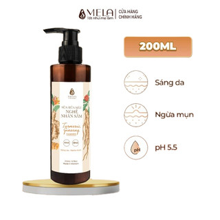 Sữa rửa mặt nghệ nhân sâm mela giảm mụn sáng da 200ml