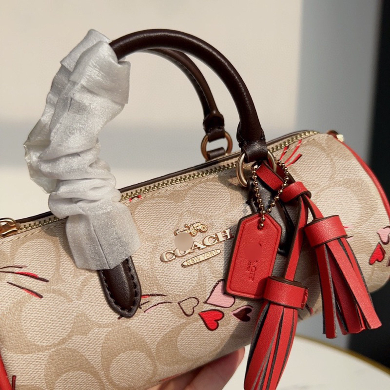 Túi coach lacey dáng trống