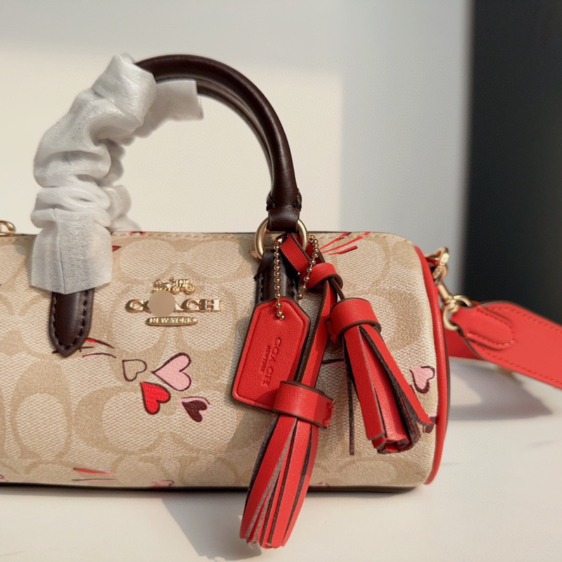 Túi coach lacey dáng trống