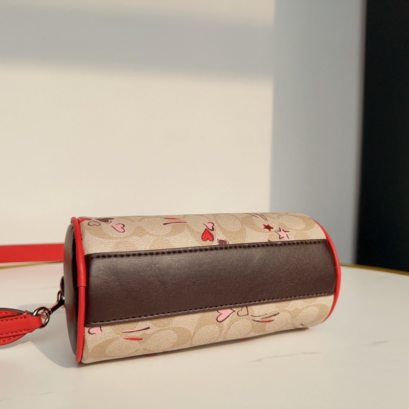 Túi coach lacey dáng trống