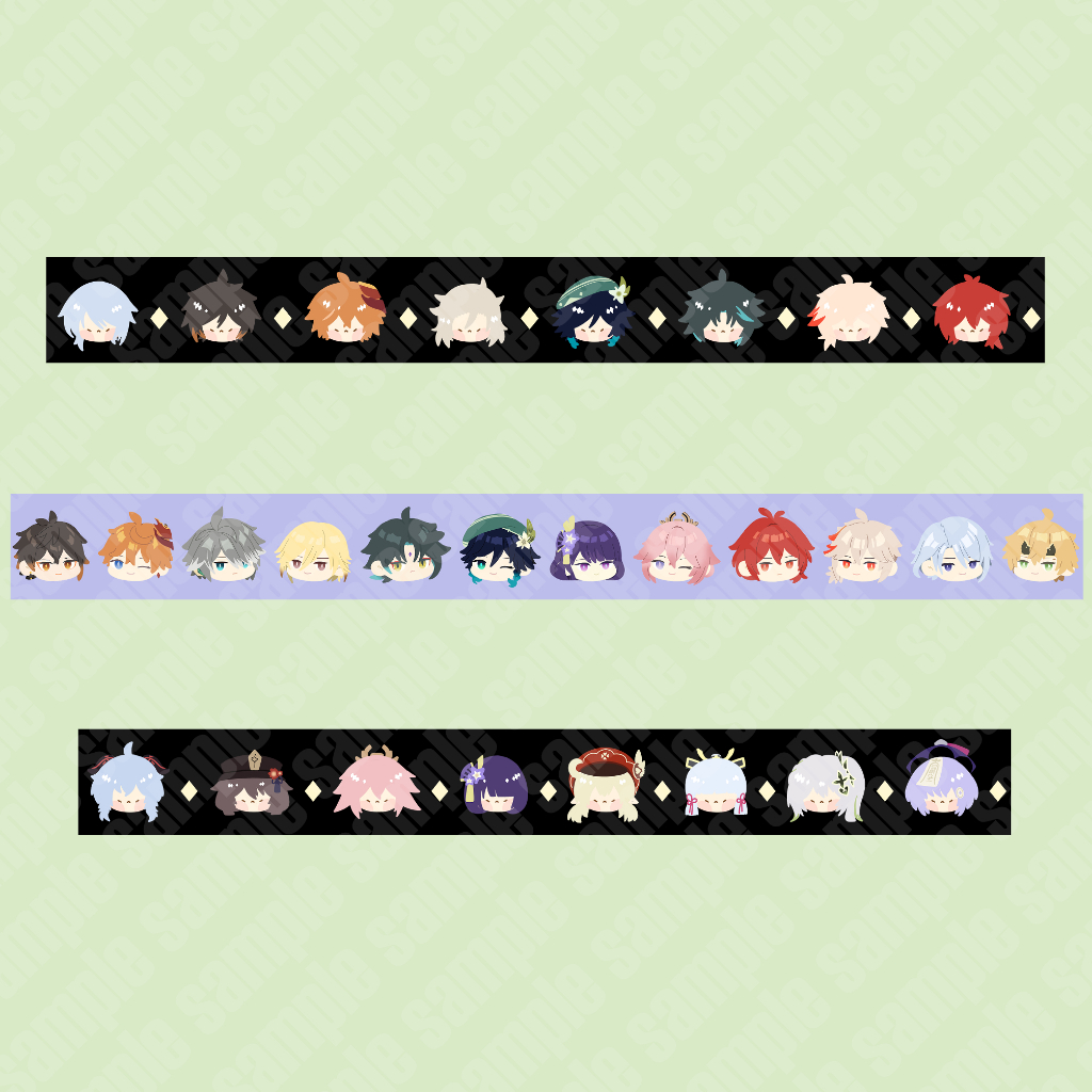 Washi tape Genshin Impact