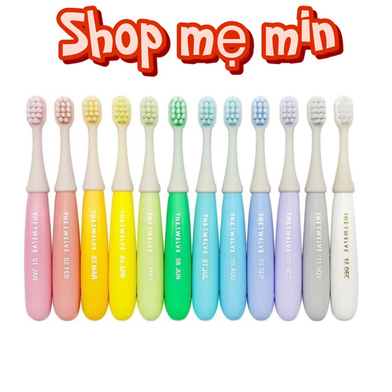Bàn chải đánh răng cho bé 12M+ the TWELVE nội địa Hàn Quốc Shop mẹ Min