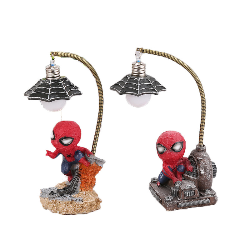 Đèn Ngủ Nhân Vật Người Nhện Spider Man, Marvel Ngộ Nghĩnh, Cao 18cm, Đèn Decor Trang Trí, Quà Tặng Sinh Nhật, Lưu Niệm