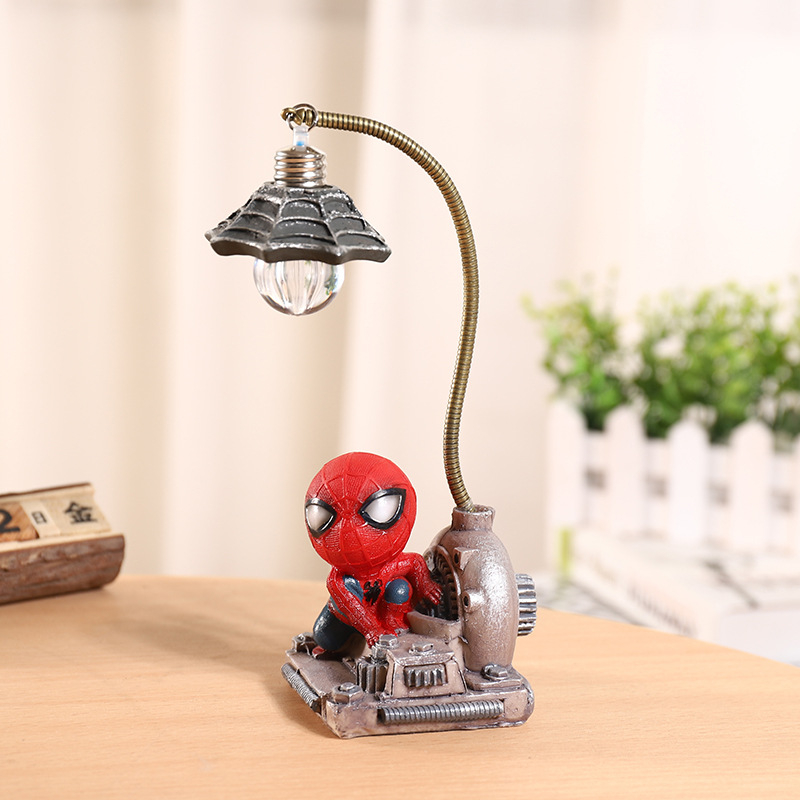Đèn Ngủ Nhân Vật Người Nhện Spider Man, Marvel Ngộ Nghĩnh, Cao 18cm, Đèn Decor Trang Trí, Quà Tặng Sinh Nhật, Lưu Niệm