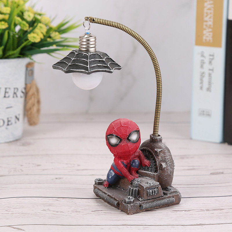 Đèn Ngủ Nhân Vật Người Nhện Spider Man, Marvel Ngộ Nghĩnh, Cao 18cm, Đèn Decor Trang Trí, Quà Tặng Sinh Nhật, Lưu Niệm