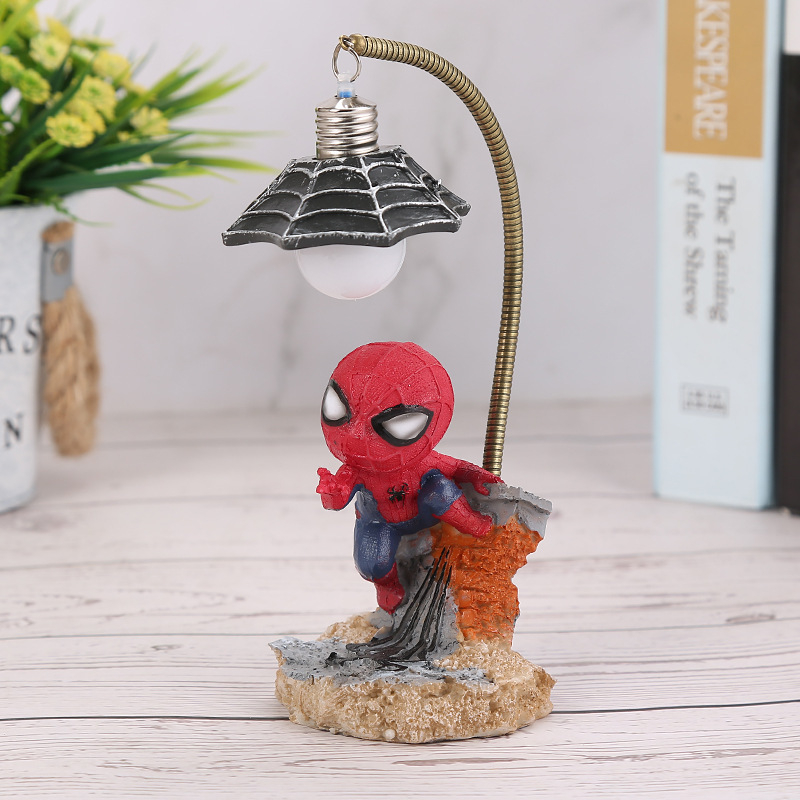 Đèn Ngủ Nhân Vật Người Nhện Spider Man, Marvel Ngộ Nghĩnh, Cao 18cm, Đèn Decor Trang Trí, Quà Tặng Sinh Nhật, Lưu Niệm