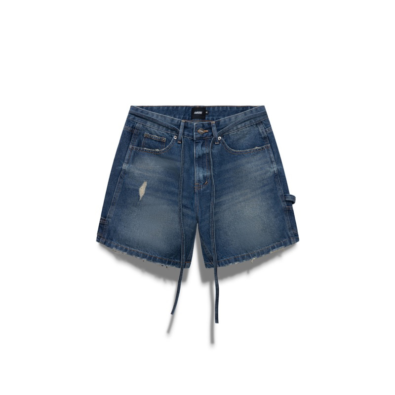 (Chính Hãng AMRISH) Quần Carpenter Wide Leg Denim Shorts - Storm Blue