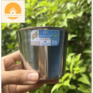Combo 10 Ly inox Cao cấp Quốc Bảo, dùng làm đá, làm bánh, làm rau câu từ size 7 đến size 12