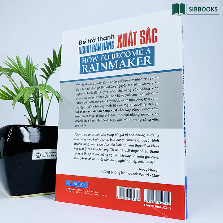 Sách Để Trở Thành Người Bán Hàng Xuất Sắc First News