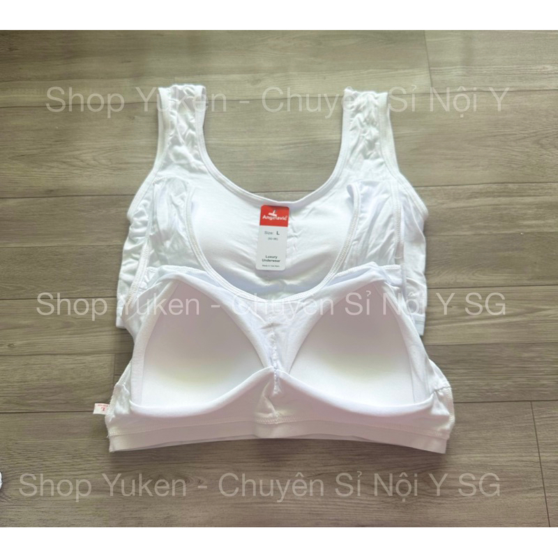 Áo Lót 3 Lỗ Cho học sinh big size 25-75kg . Áo bra mút may liền chất cotton mát và bền