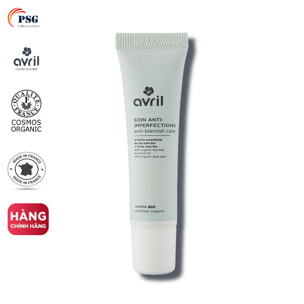 Gel giảm mụn & thâm hàng Pháp ANTI-BLEMISH CARE 15ml-Avril