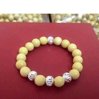 Vòng dâu tằm 4 bi bạc. Dây chun. An Shop