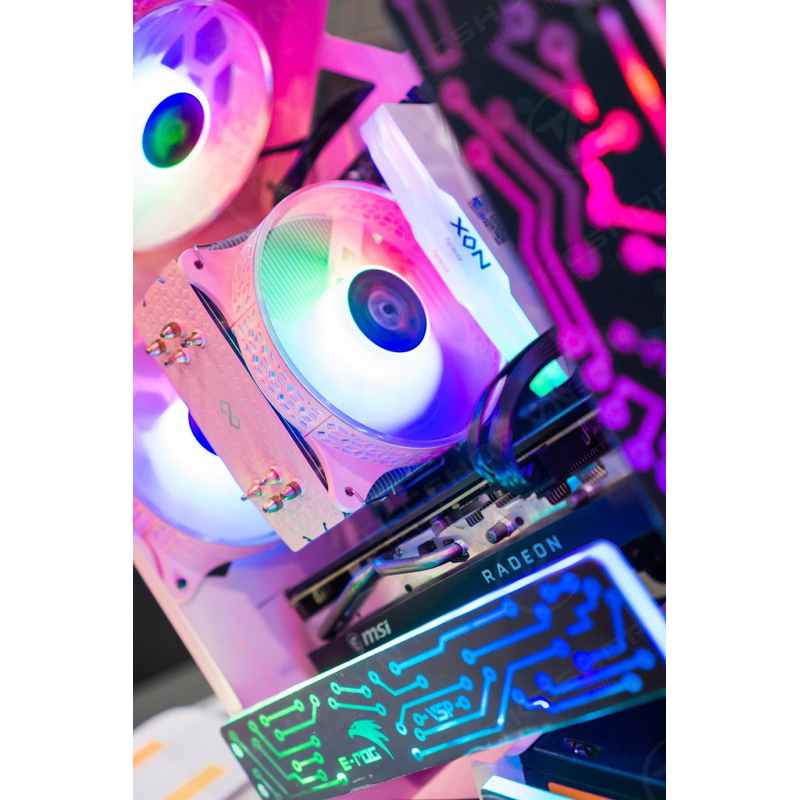 Tản Nhiệt Khí Infinity Dark Chroma V2 - Màu Hồng