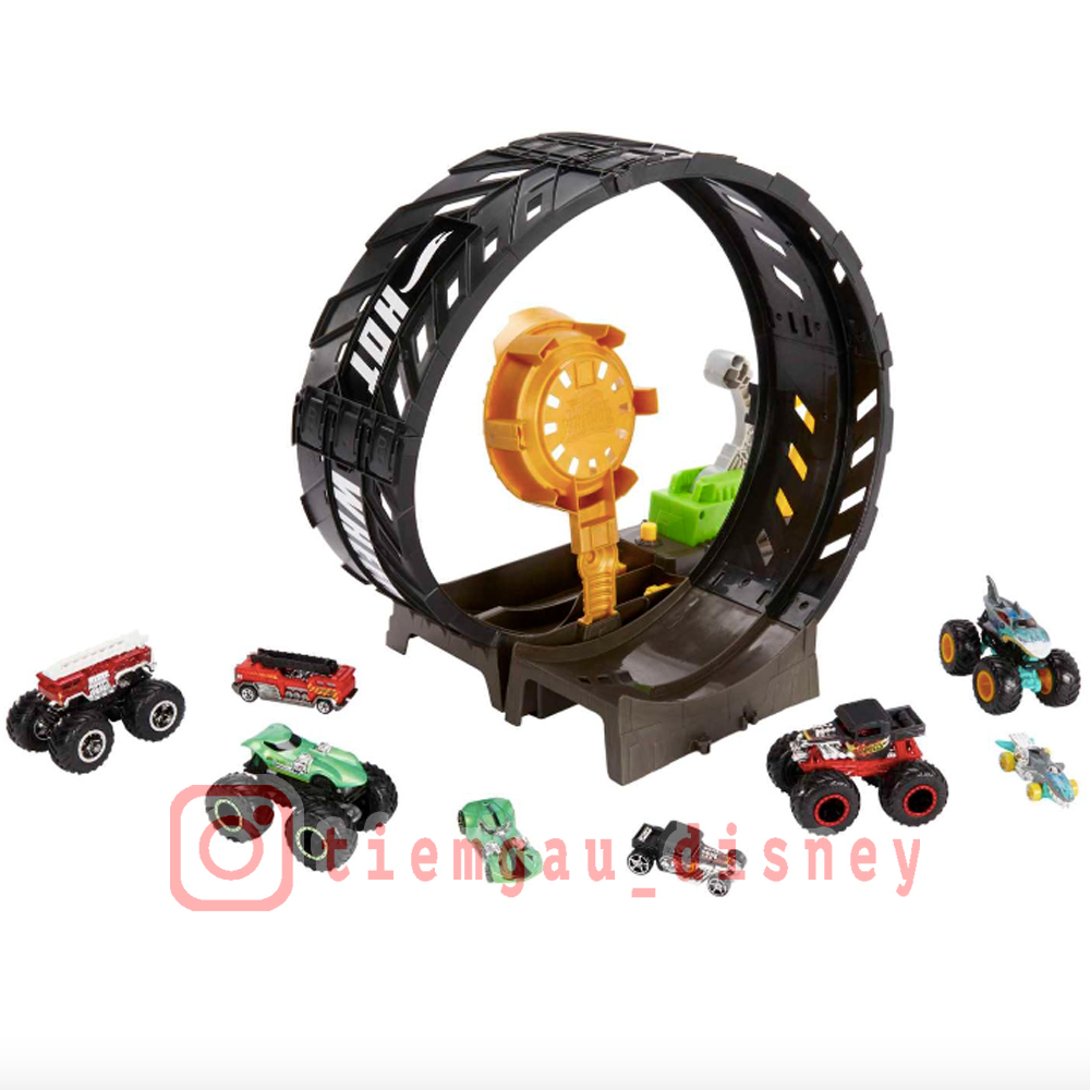 Đồ Chơi HOT WHEELS Thử thách vòng lặp sử thi xe tải quái vật - Hot Wheels Monster Truck Epic Loop Challenge