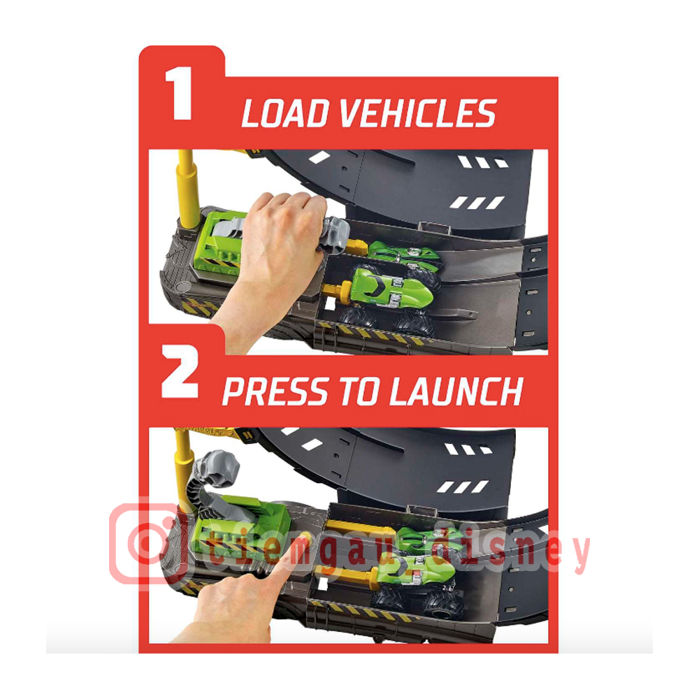 Đồ Chơi HOT WHEELS Thử thách vòng lặp sử thi xe tải quái vật - Hot Wheels Monster Truck Epic Loop Challenge