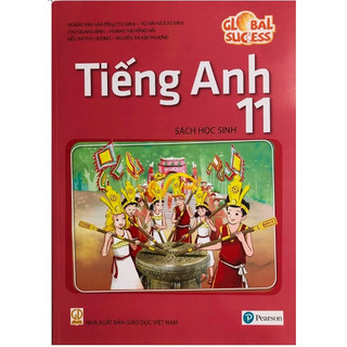 Sách - tiếng anh sách học sinh không đĩa global success lớp 11 kèm 1 set bọc vở giấy ô ly a5/b5/sgk 19,5x27,5cm 10 tờ